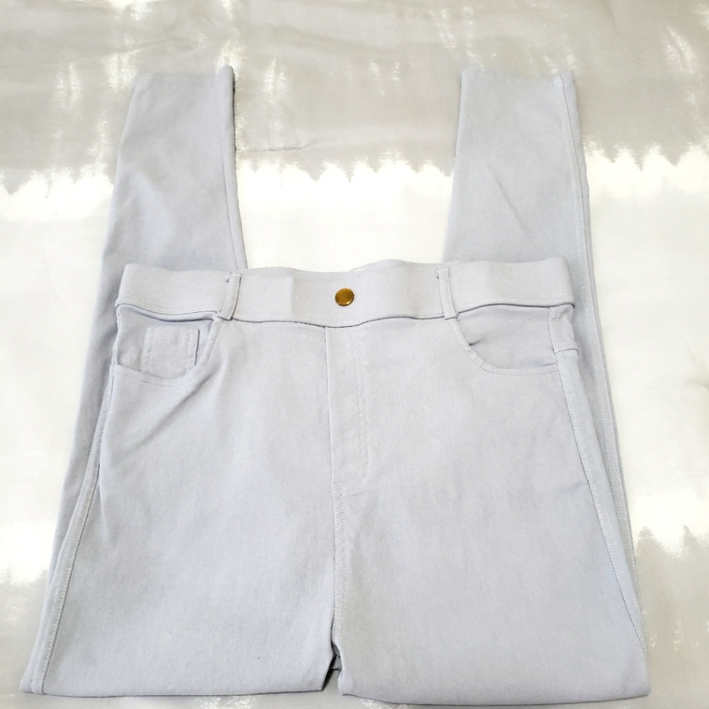 Lara Silver/gray Jeggings Size XL